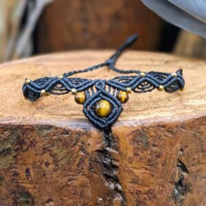 Bracelet Héra Oeil de Tigre – bijou artisanal personnalisable