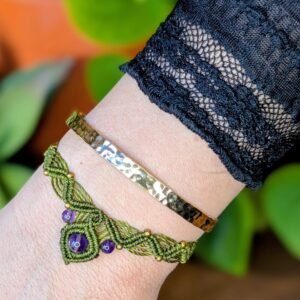 bracelet améthyste personnalisable héra
