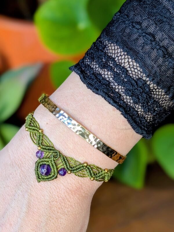 bracelet améthyste personnalisable héra