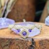 Bracelet Améthyste – bijou artisanal personnalisable