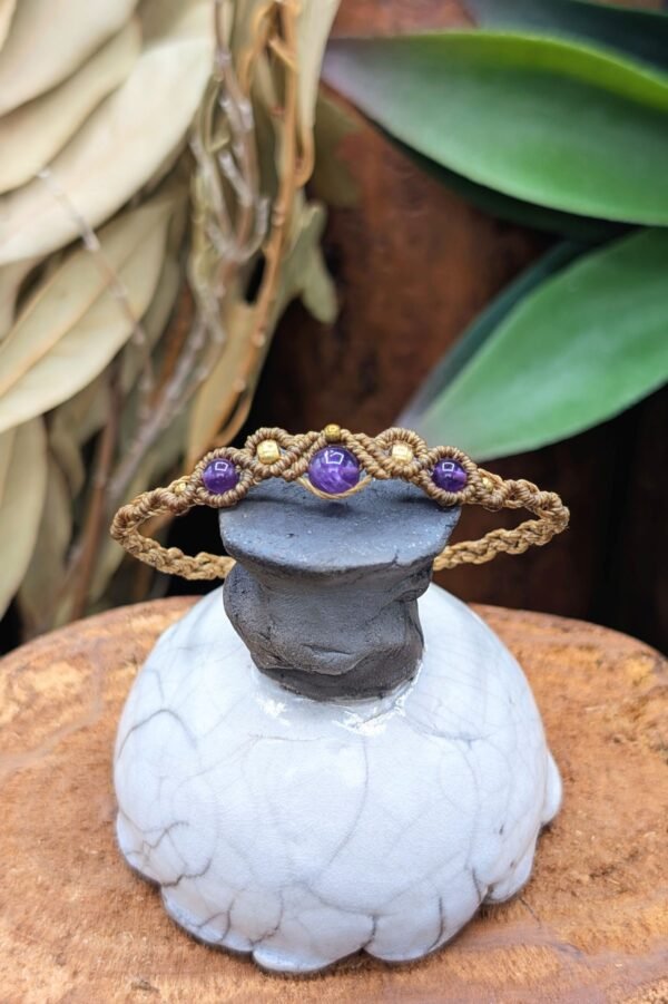 Bracelet Améthyste – bijou artisanal personnalisable
