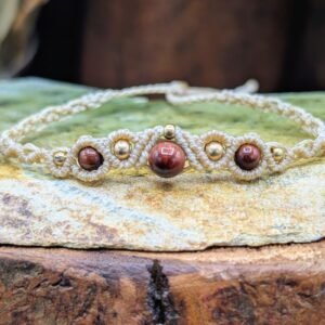 Bracelet Oeil de taureau – bijou artisanal personnalisable