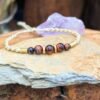 Bracelet Oeil de taureau – bijou artisanal personnalisable