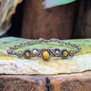 Bracelet Oeil de tigre – bijou artisanal personnalisable