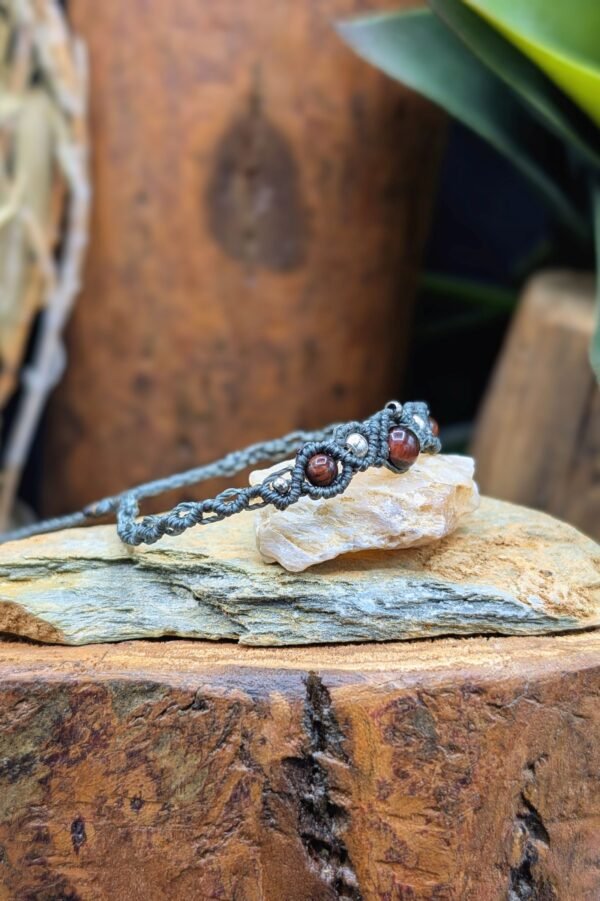 Bracelet Oeil de taureau – bijou artisanal personnalisable