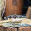 Bracelet Oeil de taureau – bijou artisanal personnalisable