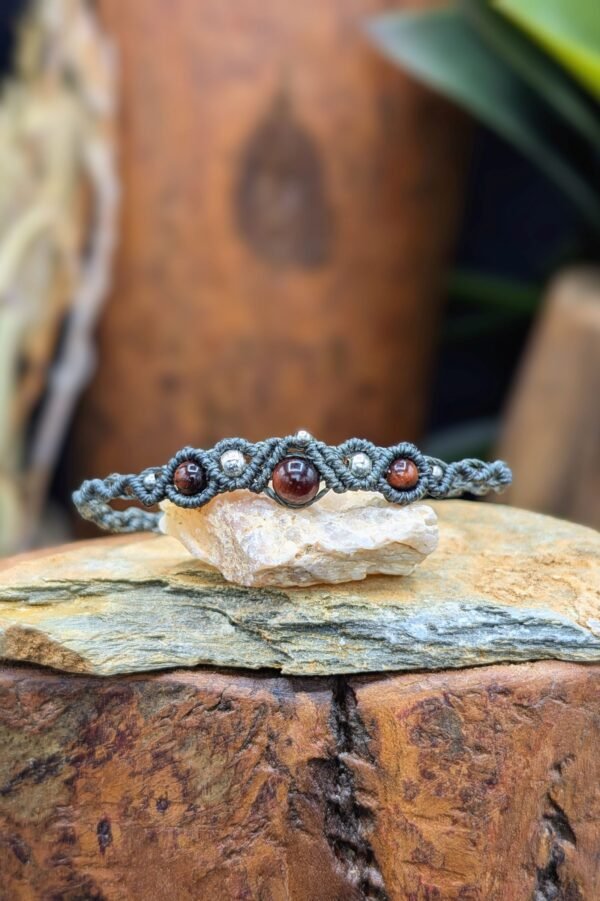 Bracelet Oeil de taureau – bijou artisanal personnalisable